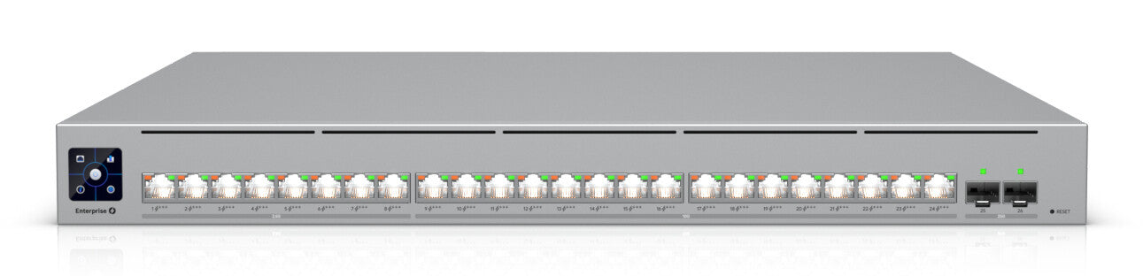 Ubiquiti UniFi ECS-24-POE commutateur réseau Géré L2/L3 10G Ethernet (100/1000/10000) Connexion Ethernet, supportant l'alimentation via ce port (PoE) 1U Gris