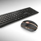CHERRY DW 9100 SLIM clavier Souris incluse Universel RF sans fil + Bluetooth QWERTZ Suisse Noir