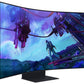 Samsung G97NC écran plat de PC 139,7 cm (55") 3840 x 2160 pixels 4K Ultra HD LED Noir