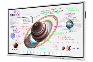 Samsung WM85B tableau blanc interactif 2,16 m (85") 3840 x 2160 pixels Écran tactile Gris, Blanc