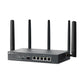 TP-Link Omada ER706W-4G routeur sans fil Gigabit Ethernet Bi-bande (2,4 GHz / 5 GHz) Noir