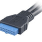 Akasa AK-CBUB09-15BK câble USB 2 x USB A Noir
