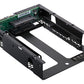QNAP QDA-A2AR Boîtier de disques de stockage Boîtier disque dur/SSD Noir 2.5"