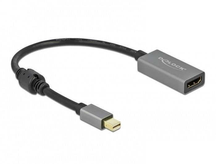 DeLOCK Adaptateur actif mini DisplayPort 1.4 à HDMI 4K 60 Hz (HDR)