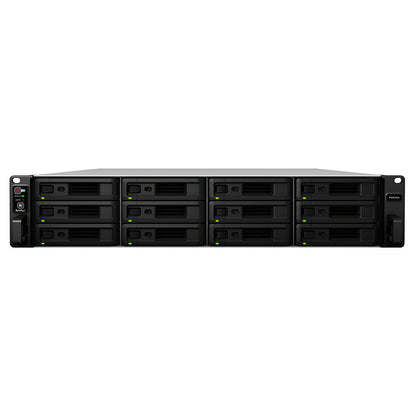 Synology RackStation RS3618xs NAS Rack (2 U) Intel® Xeon® D D-1521 8 Go DDR4 0 To DiskStation Manager Noir