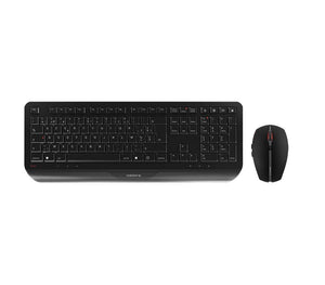 CHERRY Gentix Desktop clavier Souris incluse Bureau RF sans fil Suisse Noir