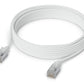 Ubiquiti UACC-Cable-Patch-EL-C6A-5M-W câble de réseau Translucide, Blanc Cat6a