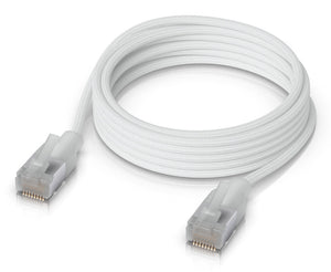 Ubiquiti UACC-Cable-Patch-EL-C6A-2M-W câble de réseau Translucide, Blanc Cat6a