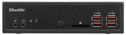 Shuttle XPC slim Barebone DH32U5, Intel i5-1135G7, 4x HDMI 2.0b 2x LAN, 2x COM, incl. VESA , fonctionnement permanent 24/7