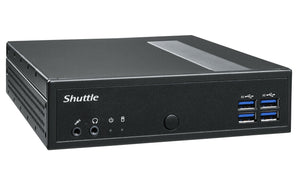 Shuttle XPC slim Barebone DL30N, Intel N100, 1x DDR5, 2x LAN (2x 2.5Gbit), 2xCOM,1xHDMI,1xDP, 1x VGA, fanless, fonctionnement permanent 24/7