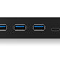 ICY BOX IB-HUB1418-i3 Noir