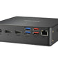 Shuttle XPC Nano PC NC40U, Intel Celeron 7305U, 1x HDMI, 1x DP,1xUSB-C/DP, 6x USB3.2, 1x 2.5" bay, 2x M.2, 1x LAN, RAID, fonctionnement permanent 24/7, attaches VESA