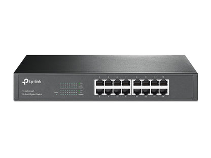 TP-Link TL-SG1016D commutateur réseau Non-géré L2 Gigabit Ethernet (10/100/1000) Noir
