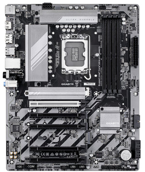 GIGABYTE B860 DS3H WIFI6E Carte mère - Processeurs Intel Core Ultra, VRM 8+1+2+2 phases, jusqu'à 9066MHz DDR5, 1xPCIe 5.0 + 1xPCIe 4.0 M.2, LAN 2,5 GbE, WIFI 6E, USB 3.2 Gen 2x2