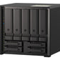 QNAP TS-H973AX NAS Tower Ryzen Embedded V1500B 8 Go DDR4 0 To QuTS hero Noir