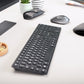 CHERRY KW 9100 SLIM clavier Universel RF sans fil + Bluetooth QWERTZ Suisse Noir