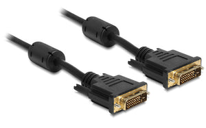 DeLOCK 83189 câble DVI 1 m DVI-D Noir