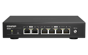 QNAP QSW-2104-2T commutateur réseau Non-géré 2.5G Ethernet (100/1000/2500) Noir