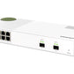 QNAP QSW-M2108-2S commutateur réseau Géré L2 2.5G Ethernet (100/1000/2500) Gris