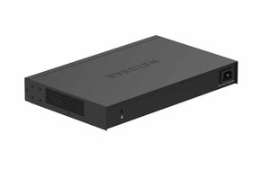 NETGEAR GS324P Non-géré Gigabit Ethernet (10/100/1000) Connexion Ethernet, supportant l'alimentation via ce port (PoE) 1U Noir