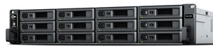 Synology RackStation RS2423+ serveur de stockage NAS Rack (2 U) Ryzen Embedded V1780B 8 Go DDR4 0 To DiskStation Manager Noir, Gris