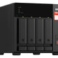 QNAP TS-473A NAS Tower Ryzen Embedded V1500B 8 Go DDR4 0 To QNAP Turbo System Noir