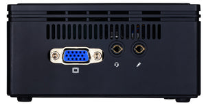 GIGABYTE GB-BACE-3160 barebone PC/ poste de travail 0,69L mini PC Noir J3160 1,6 GHz