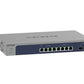 NETGEAR 8-Port Multi-Gigabit/10G Ethernet Smart Switch with 2 SFP+ Ports (MS510TXM) Géré L2+ 10G Ethernet (100/1000/10000) Gris