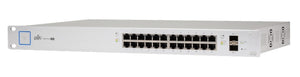 Ubiquiti UniFi US-24-250W commutateur réseau Géré Gigabit Ethernet (10/100/1000) Connexion Ethernet, supportant l'alimentation via ce port (PoE) 1U Argent