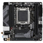 GIGABYTE B650I AX Carte mère - AMD Ryzen série 9000, VRM 5+2+1 phases, jusqu'à 6400 MHz DDR5 (OC), 1xPCIe 4.0 M.2, LAN 2,5 GbE, WIFI 6E, USB 3.2 Gen 2