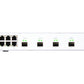 QNAP QSW-M408S commutateur réseau Géré L2 Gigabit Ethernet (10/100/1000) Blanc