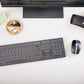 CHERRY KW 9100 SLIM clavier Universel RF sans fil + Bluetooth AZERTY Français Noir