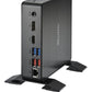 Shuttle XPC Nano PC NC40U5, Intel Core i5-1235U, 1x HDMI, 1x DP,1xUSB-C/DP, 6x USB3.2, 1x 2.5" bay, 2x M.2, 1x LAN, RAID, fonctionnement permanent 24/7, attaches VESA