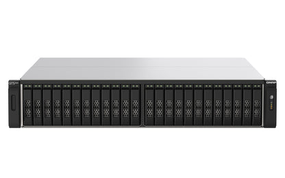 QNAP TS-h2490FU NAS Rack (2 U) EPYC 7302P 128 Go DDR4 0 To QuTS hero Noir, Gris