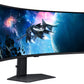 Samsung G95C écran plat de PC 124,5 cm (49") 5120 x 1440 pixels Dual QHD LED Noir