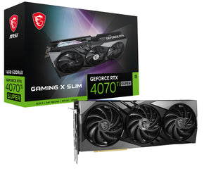 MSI GAMING GeForce RTX 4070 Ti SUPER 16G X SLIM NVIDIA 16 Go GDDR6X