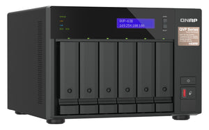 QNAP QVP-63B serveur de stockage NAS Tower Intel® Core™ i3 16 Go DDR4 0 To Noir