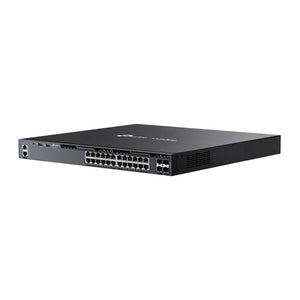 TP-Link Omada SG6428XHP commutateur réseau Géré L3 Gigabit Ethernet (10/100/1000) Connexion Ethernet, supportant l'alimentation via ce port (PoE) 1U Noir