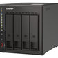 QNAP QVP-41C serveur de stockage NAS Tower Intel® Celeron® J6412 8 Go DDR4 0 To Noir