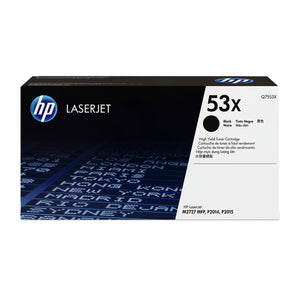 HP 53X toner LaserJet noir grande capacité authentique