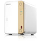 QNAP TS-262 NAS Tower Intel® Celeron® N4505 4 Go 0 To QNAP QTS Or, Blanc