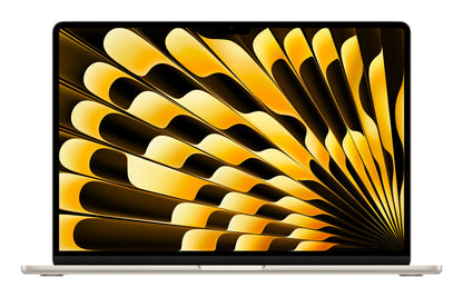 Apple MacBook Air Apple M M4 Ordinateur portable 38,9 cm (15.3") 16 Go 256 Go SSD Wi-Fi 6E (802.11ax) macOS Sequoia Beige