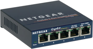 NETGEAR GS105 Non-géré Gigabit Ethernet (10/100/1000) Bleu
