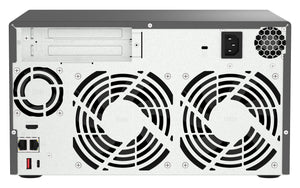 QNAP TVS-H874T-I9-64G serveur de stockage NAS Tower Intel® Core™ i9 64 Go DDR4 0 To QNAP QTS Noir