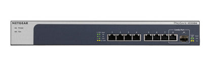 NETGEAR XS508M Non-géré 10G Ethernet (100/1000/10000) Gris, Argent