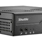 Shuttle Slim PC DH810 , S1851, 1x HDMI (2.1), 1x DP, 1x USB-C (DP), 1x 2.5", 2x M.2, 2x LAN (Intel 1G + 2.5G), 2x COM, fonctionnement permanent 24/7, attaches VESA