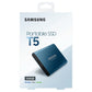Samsung T5 500 Go USB Type-A 3.2 Gen 2 (3.1 Gen 2) Bleu
