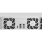 QNAP TS-1264U-RP NAS Rack (2 U) Intel® Celeron® 8 Go DDR4 0 To QNAP QTS Aluminium, Noir