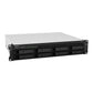 Synology RackStation RS1221RP+ serveur de stockage NAS Rack (2 U) Ryzen Embedded V1500B 4 Go DDR4 0 To DiskStation Manager Noir