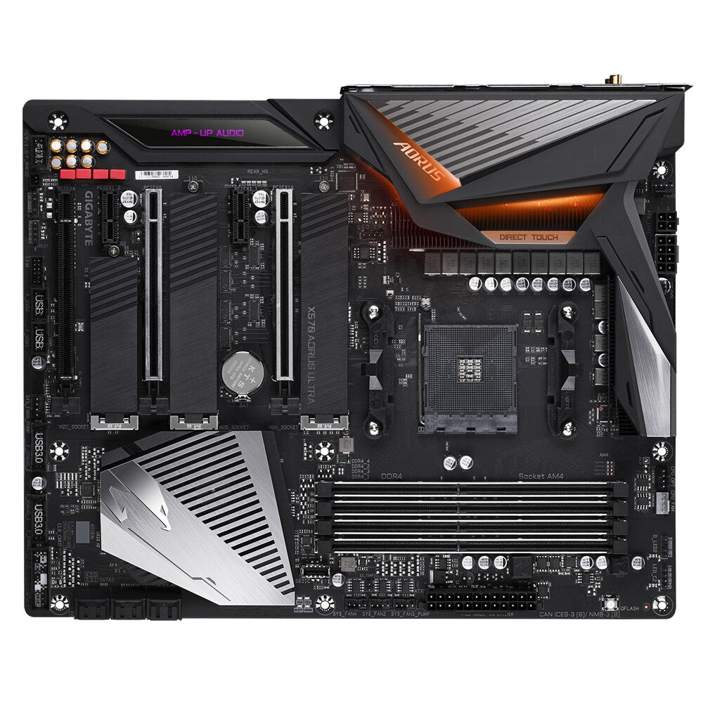 GIGABYTE X570 AORUS ULTRA (rev. 1.0) AMD X570 Emplacement AM4 ATX
